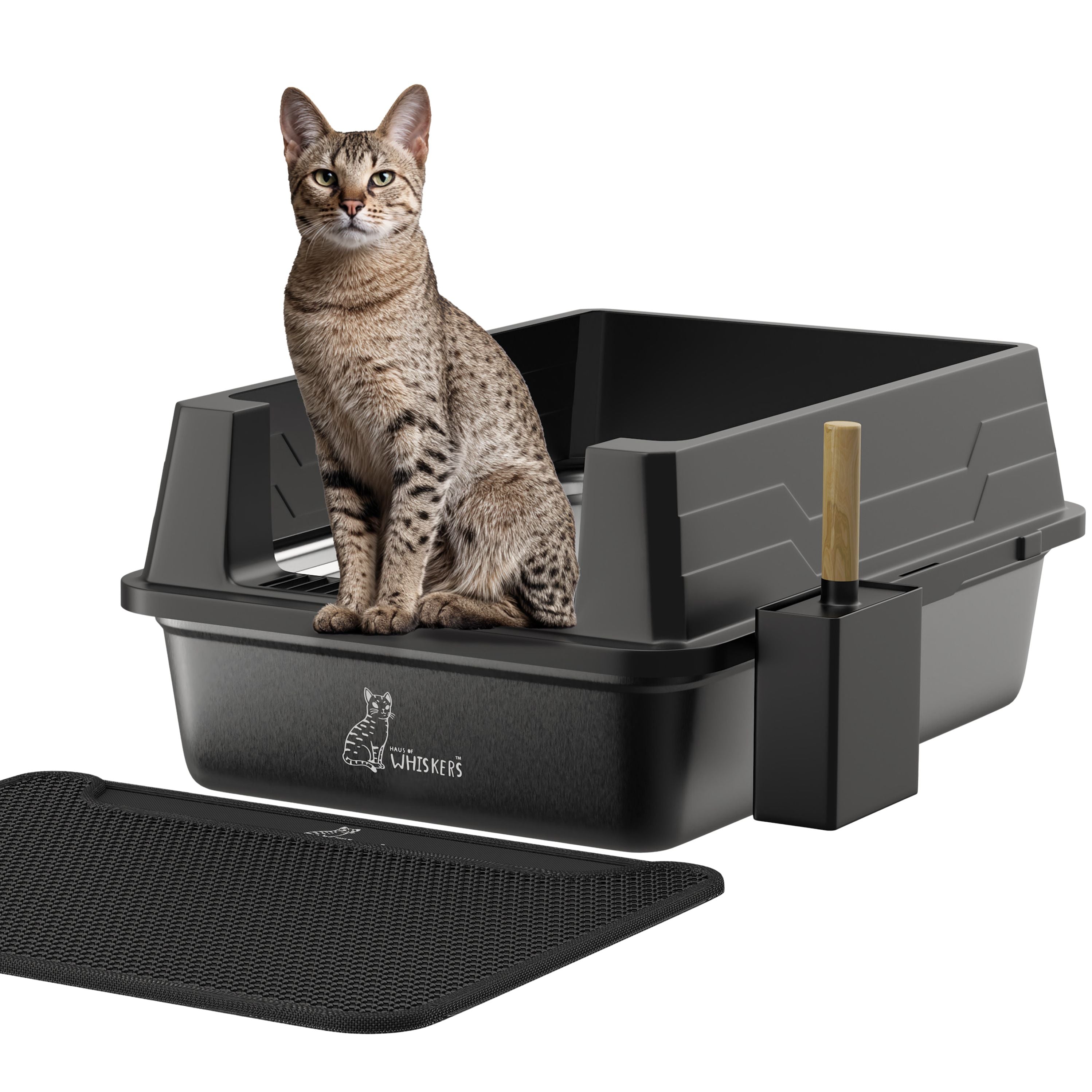 The XXL Stainless Steel Litter Box