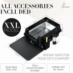 The XXL Stainless Steel Litter Box